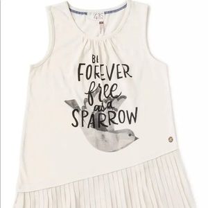 NWT MATILDA JANE GIRL’S “BE FREE TANK”-Size 12. Condition is New with tags.
